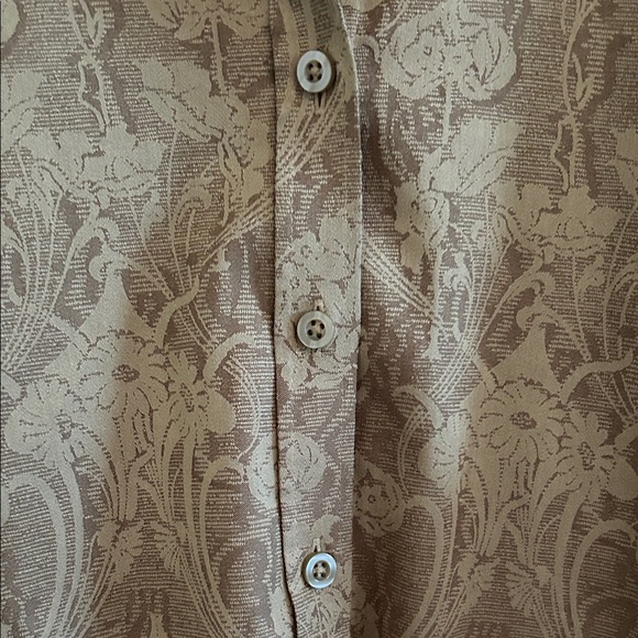 Chico's Brown Button Down Shirt - Picture 2 of 5